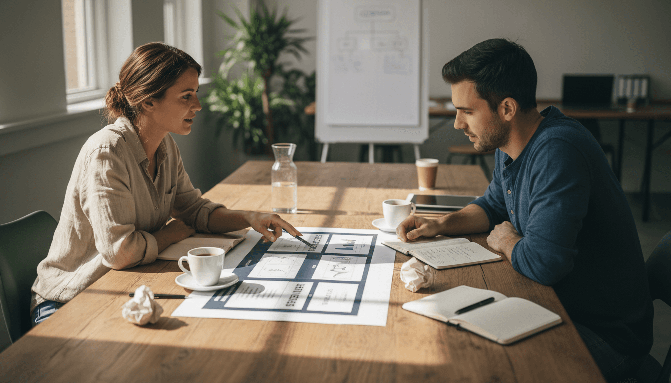 Sales strategy development and coaching session