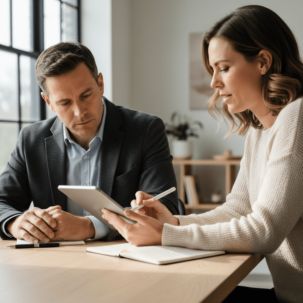 Direct coaching consultation between Doug Hayden and freight brokerage client